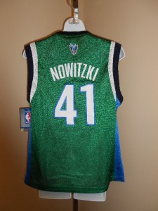 dallas mavericks green jersey