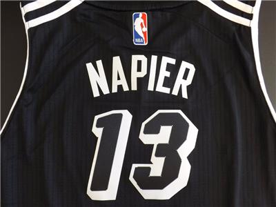 Brooklyn Nets #13 Shabazz Napier Icon Black Swingman Jersey