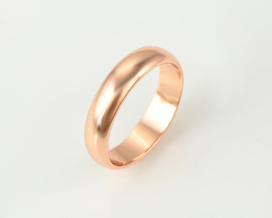 SALE 9ct 9K Rose Gold Filled Prom Ladies Men 5mm Ring Wedding Xmas Gift R/132rg