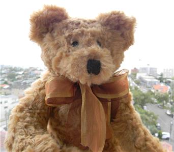 VINTAGE 1980s-90s Handsome Stuffed Jointed Teddy Bear 35 cm | eBay