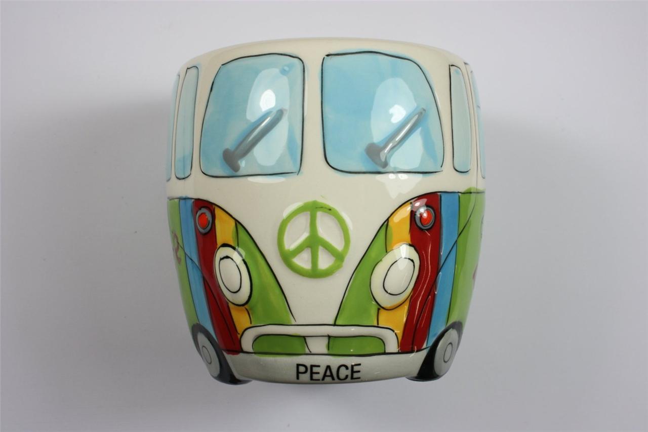 Round VW Camper Van Money Box Gift Boxed Make a Great Present for Boy ...