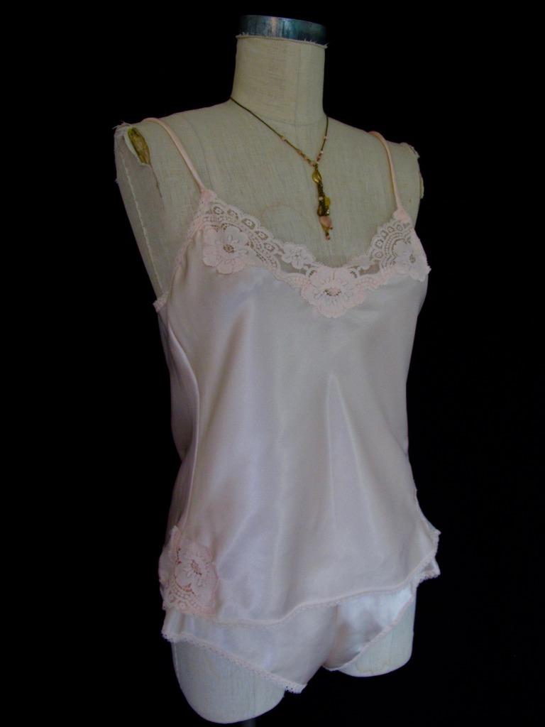 lace camisole and panty set