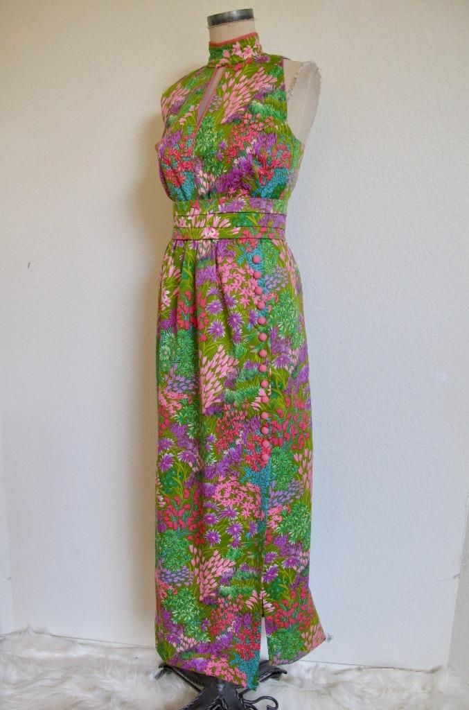 vintage 70s maxi dress