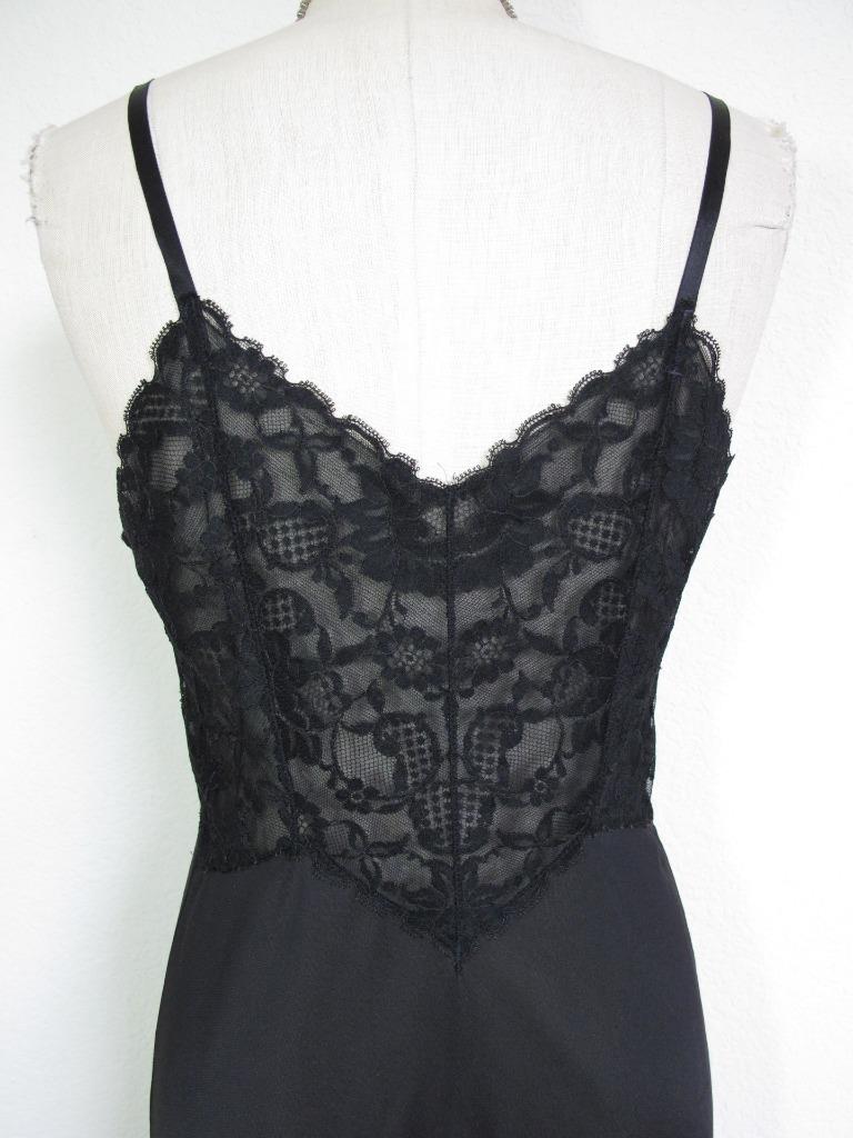 black lace full slip