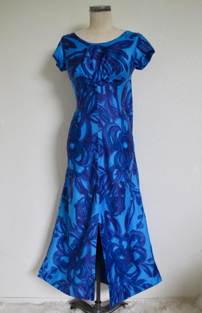 draping hawaiian dress