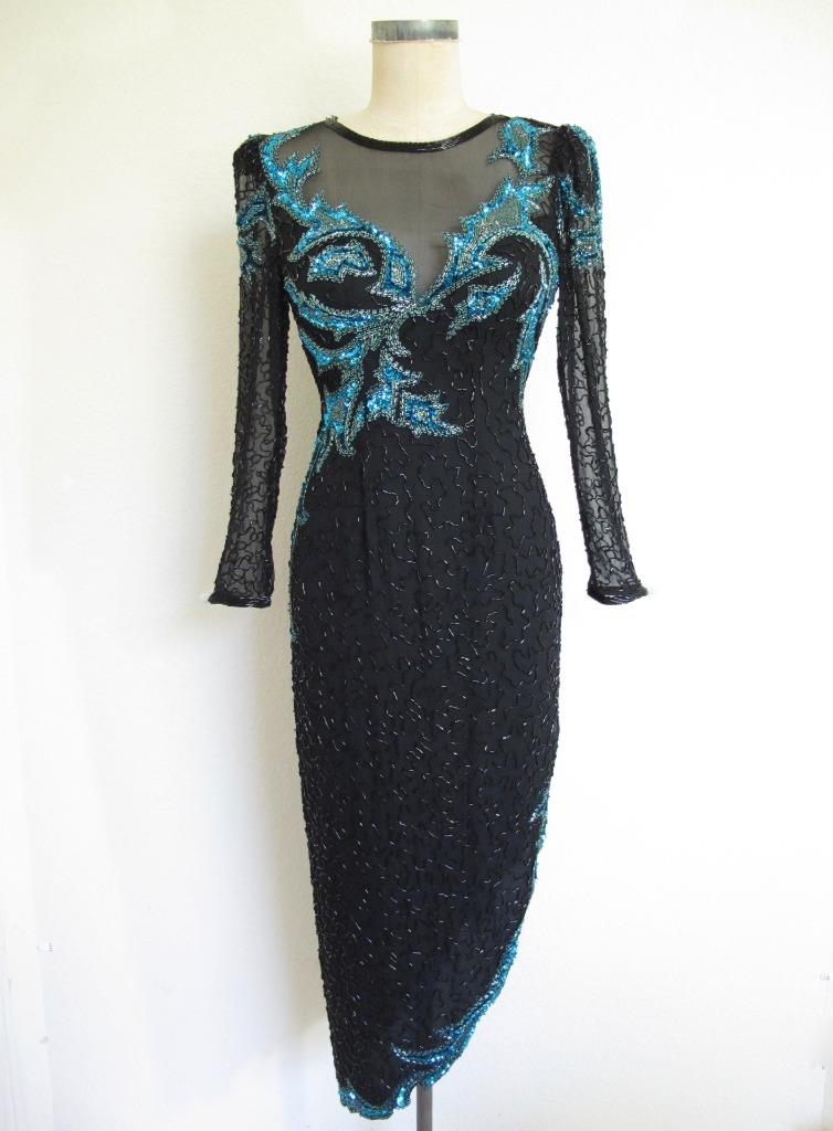 blue and black sparkly dress Navy Sequin Strapless Dress with Feather Hem 36376