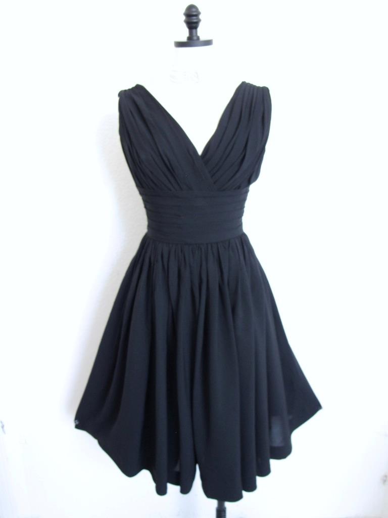 50's black cocktail dresses Retro 50s 60s Tea Length Black Lace Tulle Formal Dress DV1036 Size 20W / Black