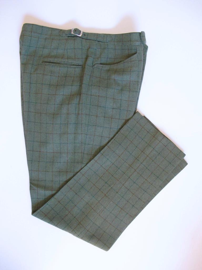 90s USA-made LANDS'END 2-pleat wool slacks