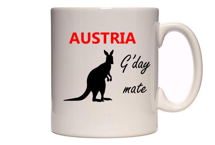 Austria G Day Mate Kangaroo Funny Novelty Coffee Mug Gift Idea 5081952686295 Ebay