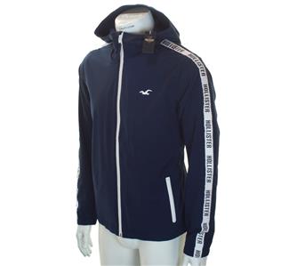 Neu Herren Hollister Jersey Gefüttert Stretch Windjacke NEU Herren Hollister Jersey gefüttert Stretch Windbreaker
