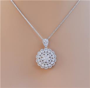Pt900 850 diamond necklace 0.52ct 0.40ct 12.5g to 45cm