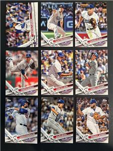 2017 Topps Opening Day Los Angeles Dodgers Team Set 9 Cards | eBay