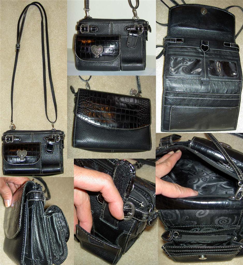 brighton black crossbody purse