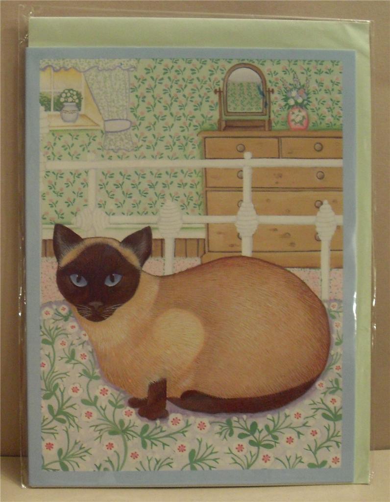 Gorgeous Sharon Jervis Cat Card, Birthdays - 5 types for Cats Protection Charity - Picture 4 of 6