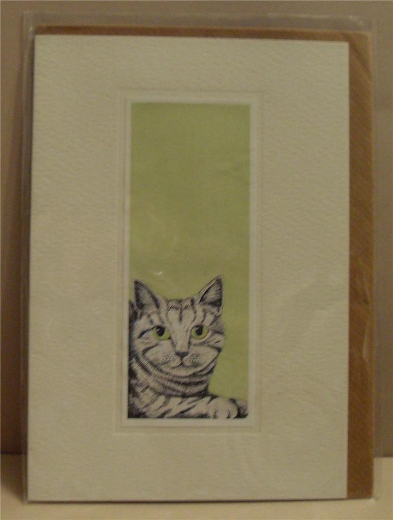 Pretty Cat Card, Birthday, Best Wishes - 2 designs for Cats Protection Charity - Picture 3 of 3