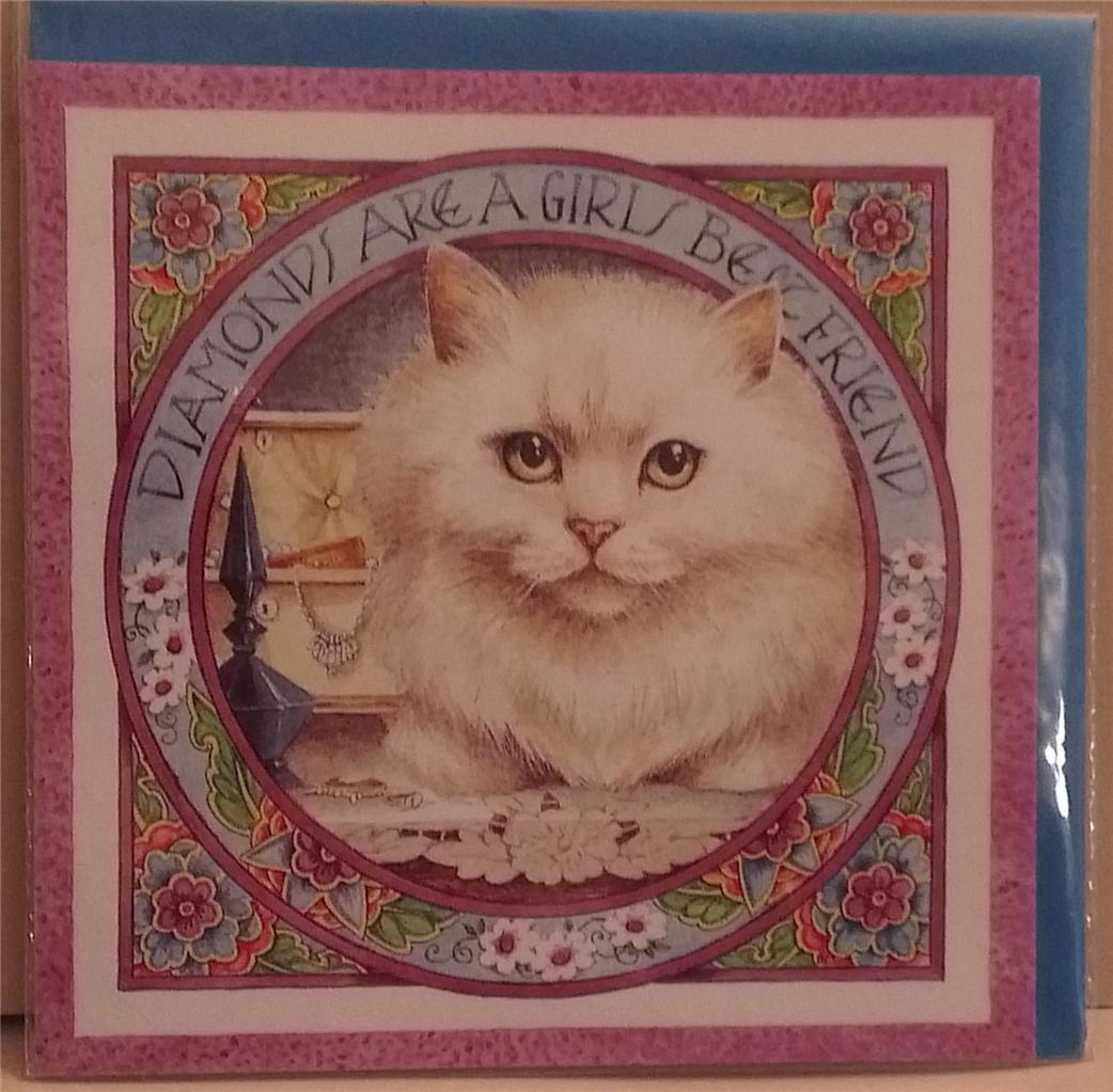 Beautiful Cat Card, Birthdays, occasions - 4 types for Cats Protection Charity - Picture 2 of 5