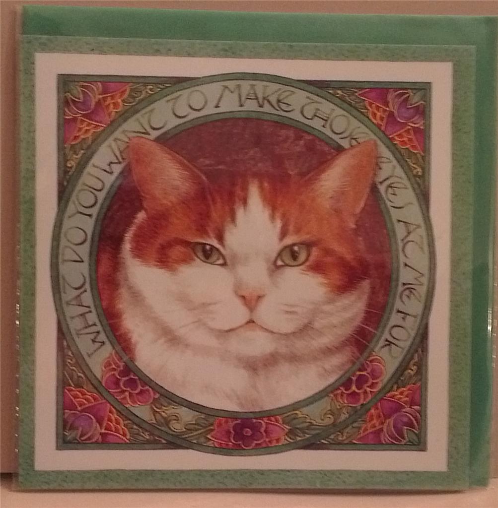 Beautiful Cat Card, Birthdays, occasions - 4 types for Cats Protection Charity - Picture 4 of 5