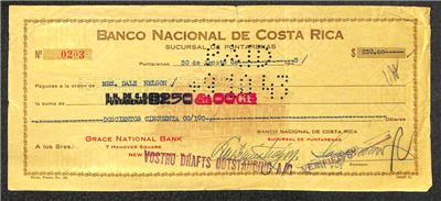 Bill Of Exchange Banco Nacional De Costa Rica Puntarenas Revenue Stamp 1943 Ebay Para ingresar a la pagina del banco nacional de costa rica y utilizar los servicios de internet banking, siga los. ebay