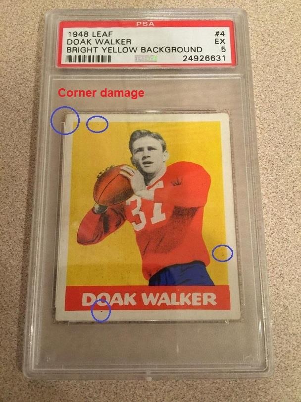 1948 Leaf Football Card #4: Doak Walker rookie card