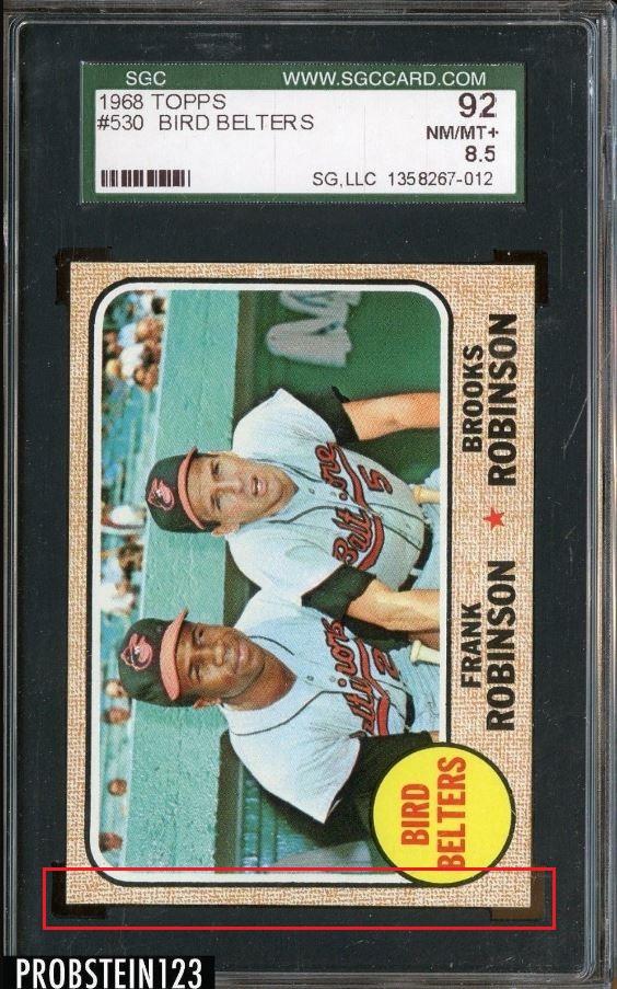 Frank Robinson - Brooks Robinson 1967 TOPPS BIRD BELTERS Card #530