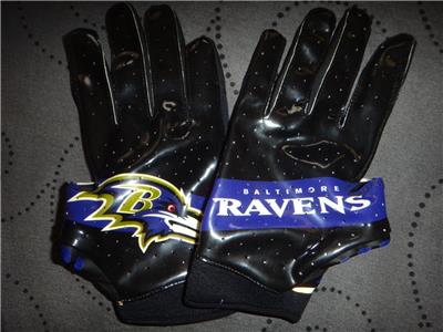 Under Armour Xl Adult Baltimore Ravens Receiver Football Gloves