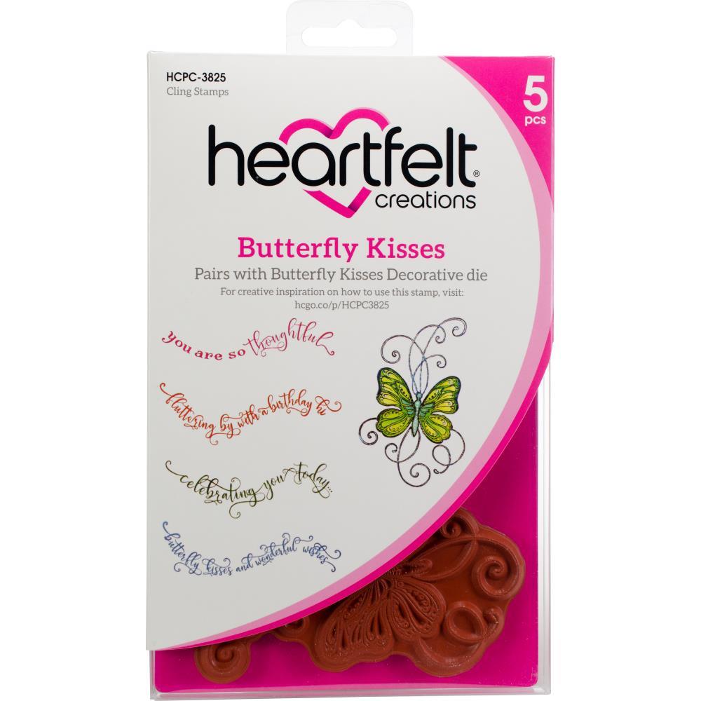 thumbnail 6 - Heartfelt Creations Fluttering Butterfly, Dreams, Kisses Border Stamps or Dies