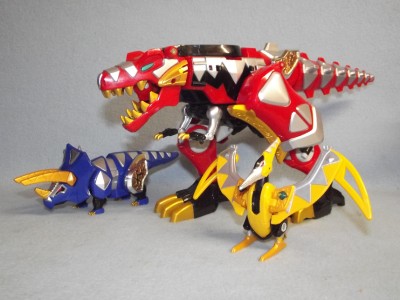 POWER RANGERS Dino Thunder DX THUNDERSAURUS MEGAZORD SPINNING ACTION 2