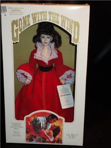 1989 Gone With the Wind World Doll SCARLETT O'HARA LE Red Gown