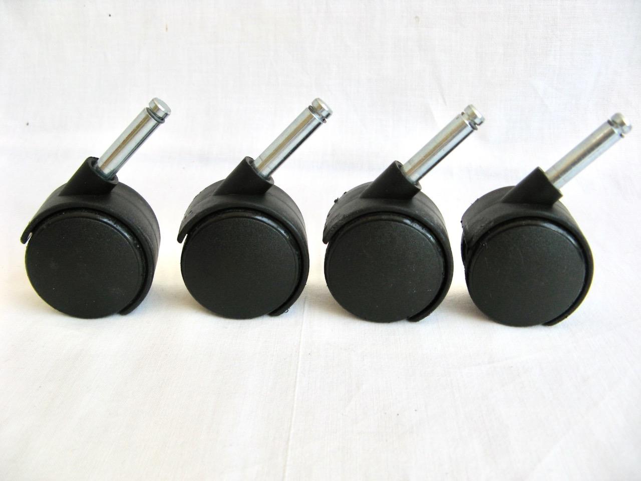 4 ruedas carro anfitriona 40 cms ruedas dobles giratorias con o sin enchufes - Imagen 2 de 3