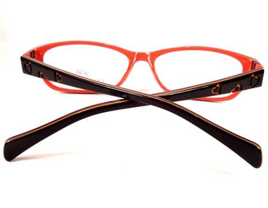 Laura Ashley Girls Silly Girl Navy Red Eyeglasses Frames Children 49-14-130 Laura Ashley Girls Silly Girl Navy Red Eyeglasses Frames  main image 2