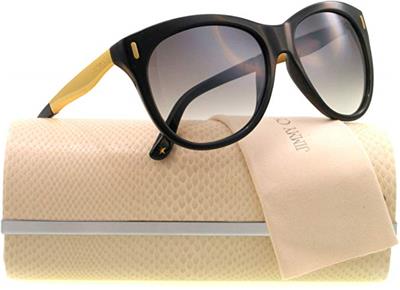 Jimmy Choo ALLY/S MY2IC Black & Gold Oversized Sunglasses  display picture 3