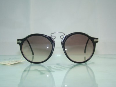 RARE HUGO BOSS CARRERA 5161 90 Vintage Black Sunglasses Brown Gradient Lens 52mm