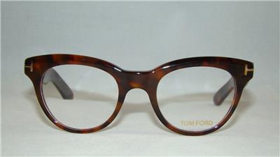 Tom Ford TF5378 052 Tortoise Shell Cat Eye Eyeglasses Frames 49-20 145 Italy s-l400.jpg main image 3