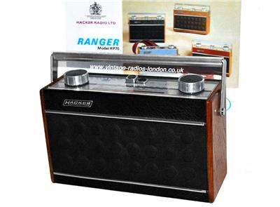 rp70 transistor hacker ranger radio 1970 portable band