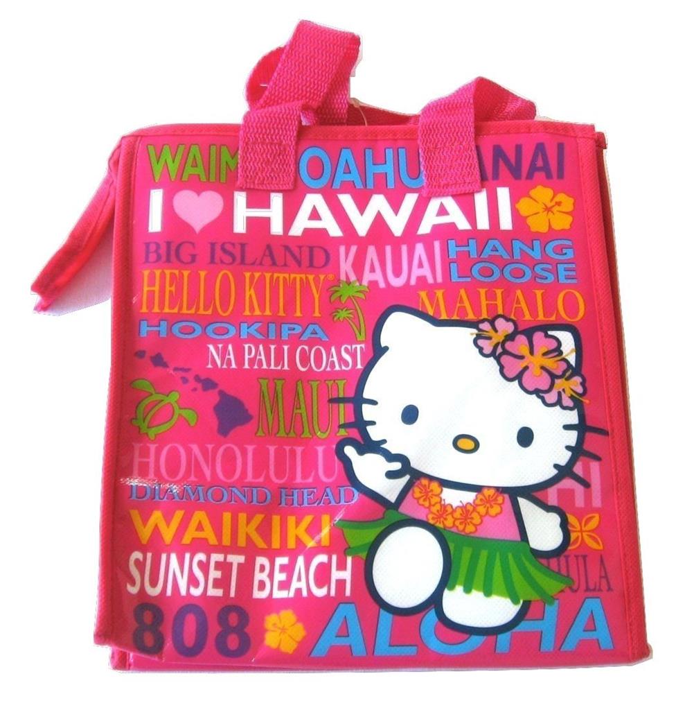 Hawaiian Hello Kitty Insulated Lunch Bag Tote Hawaii 10