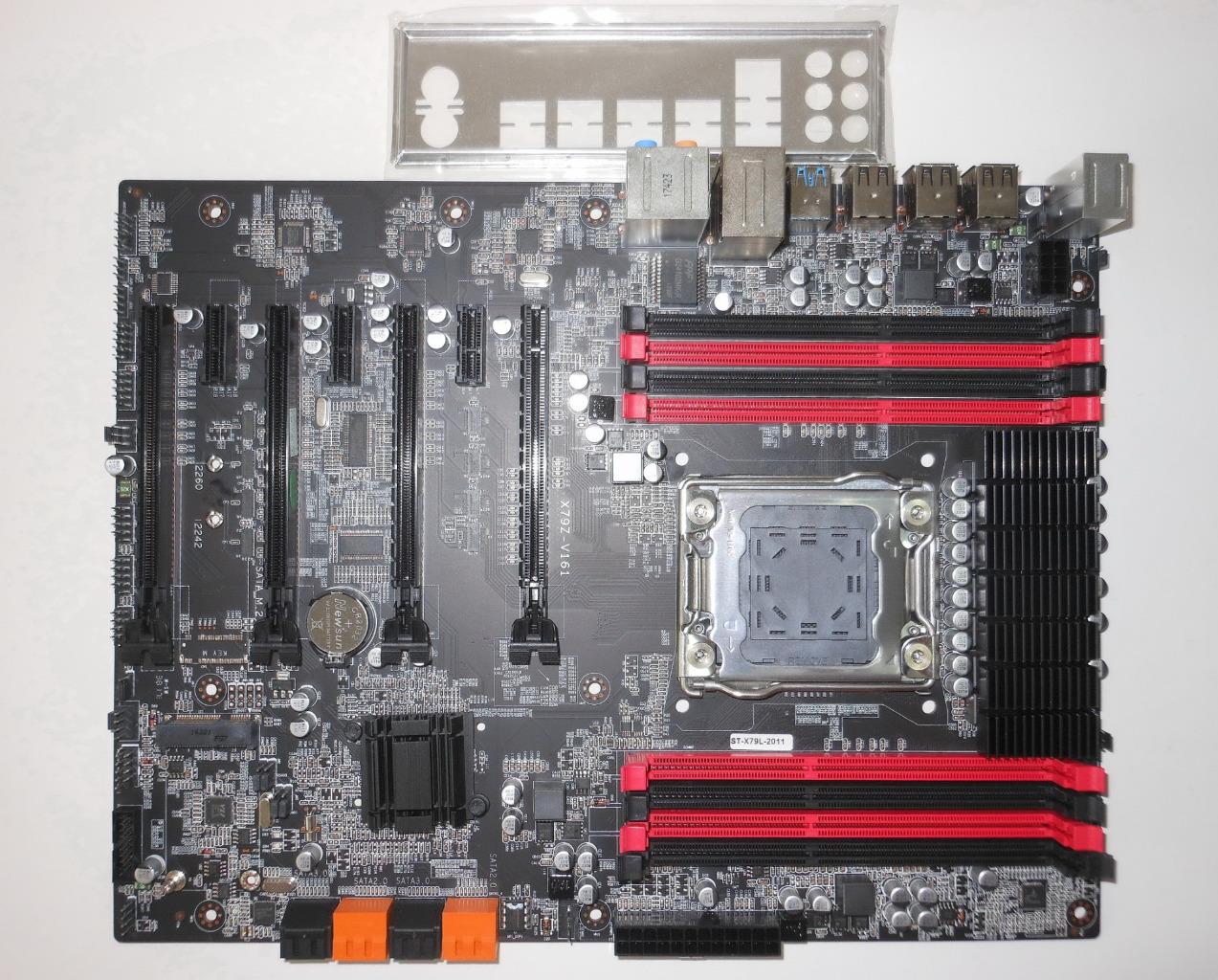 Motherboard NVME M2 ATX 64GB Memory LGA2011 Mainboard DDR3 DIMMs ECC /& Non-ECC