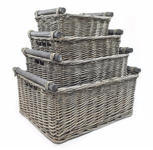 Wicker log on sale carrier