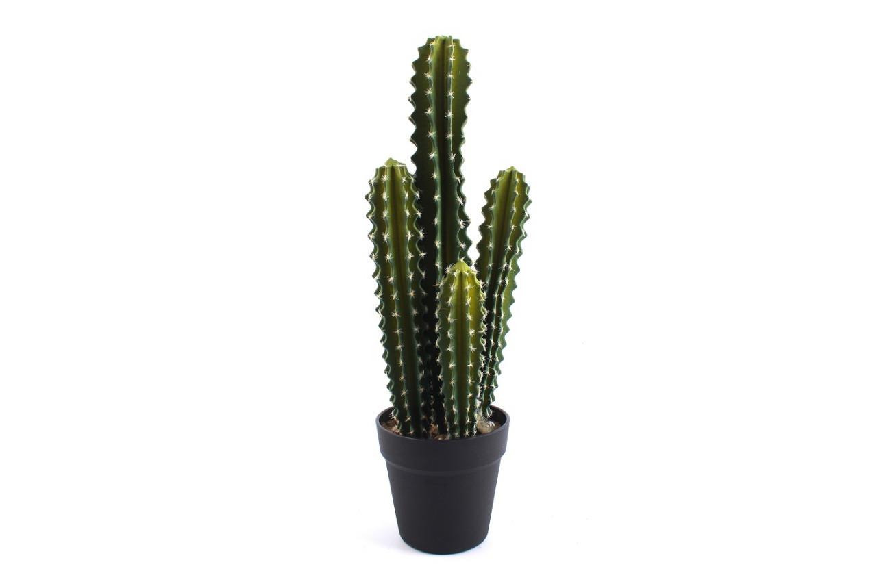 Artificial plastic realistic succulent big cactus in pot kitchen ... Vaso per cactus grande