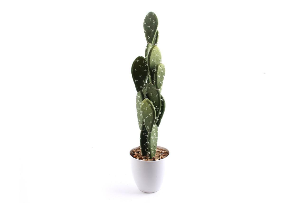 Artificial plastic realistic succulent big cactus in pot kitchen ... Vaso per cactus grande
