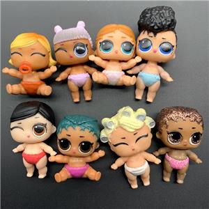 Random lot 5 pcs LOL SURPRISE LIL Little Sisters Series 3 4 doll house toys MBJD