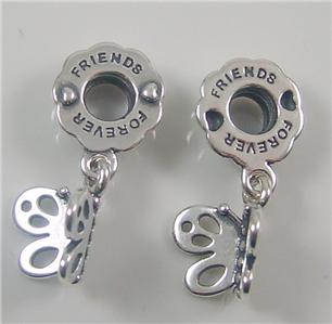 Authentic Genuine Pandora Silver Best Friends Charm Bead | eBay