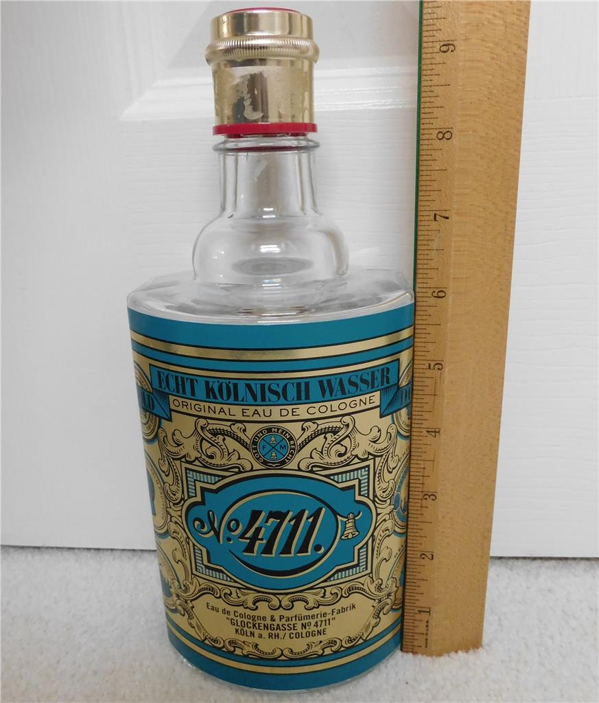 9-1/4" tall No. Cologne EMPTY Bottle Made in Germany 800 ml or 27.1 fl oz | eBay
