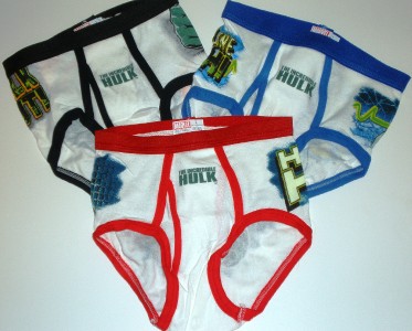 New boys size 6 Incredible Hulk underwear briefs 3 pr | eBay