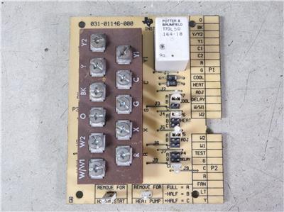 YORK Coleman Luxaire 2 Stage Control Circuit Board 031-01146