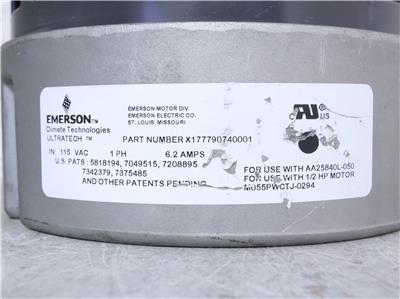 EMERSON EcoTech M055PWCTJ-0294 ECM Blower Motor 1/2HP 115V
