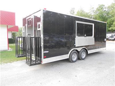 NEW 8.5x20 8.5 X 20 Enclosed Concession Food Vending BBQ Trailer