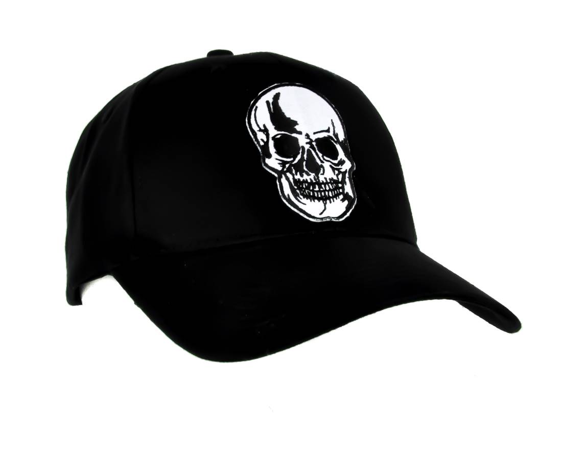 Death Skull Hat Goth Horror Baseball Cap Punk Biker Psychobilly ...