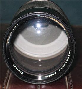 Vintage Vivitar 200mm f3.5 MC Auto Telehoto Lens for Minolta MC/MD