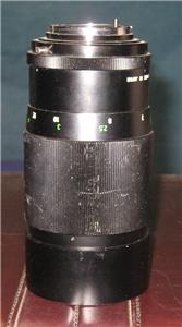 Vintage Vivitar 200mm f3.5 MC Auto Telehoto Lens for Minolta MC/MD