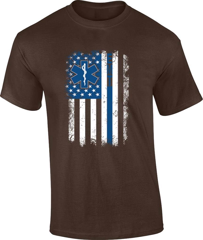 T-shirt bandiera EMT Emergency Medical Technician paramedico primo soccorritore - Foto 2 di 29
